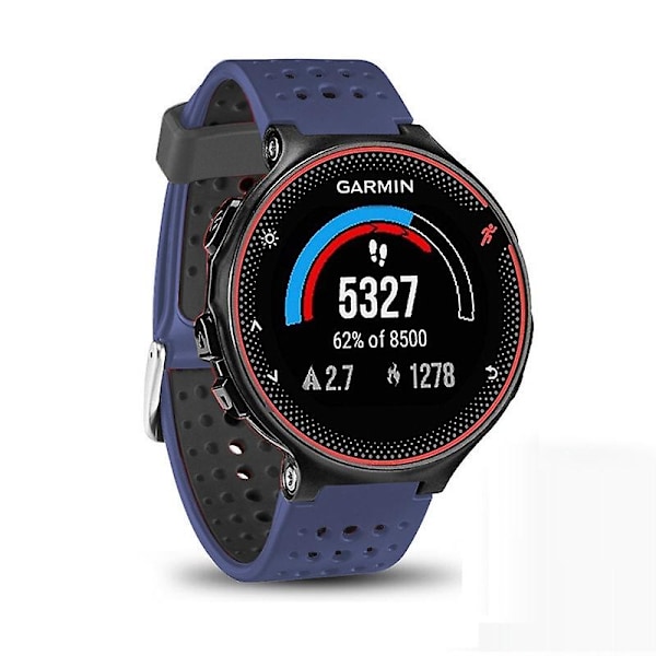 Blå Sort Blå Sort kompatibel med Garmin kompatibel med erunner 235 Tofarvet Urrem