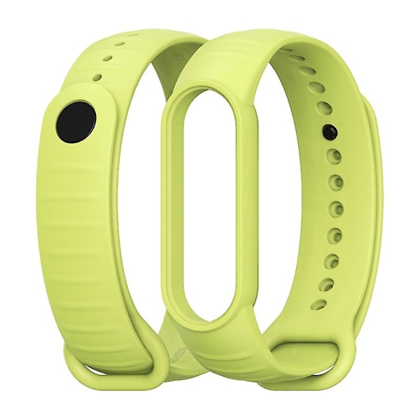 Ruohonvihreä TPU-ranneke yhteensopiva Xiaomi Mi Band 7 / 6 / 5 kanssa yhteensopiva Xiaomi Mi Band 7 / 6 / 5 kanssa