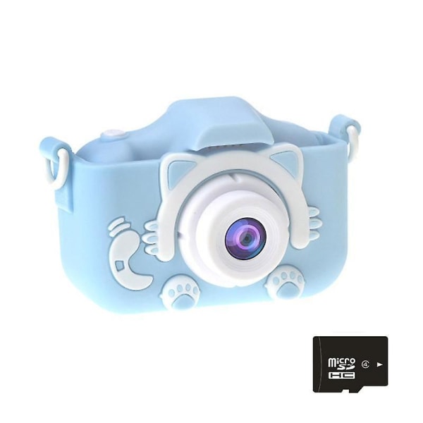 2,0 tums skärm 12 mp barn mini digitalkamera 600 mah batteri Blue cat 8G