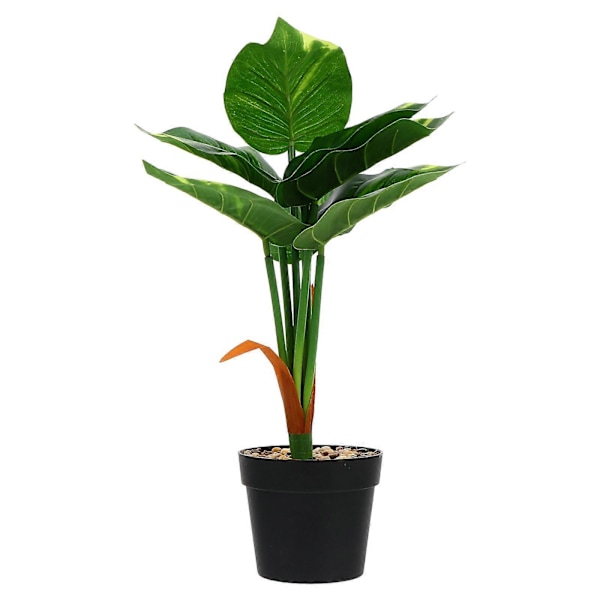 Mini Simulering Potteplante Ornament Falsk Potte Bonsai Dekorasjon for Hjemmet