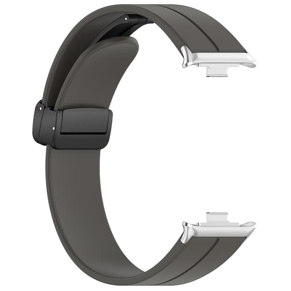 Mørkegrå Mørkegrå Magnetisk Spenne Silikonrem kompatibel med Redmi Watch 4