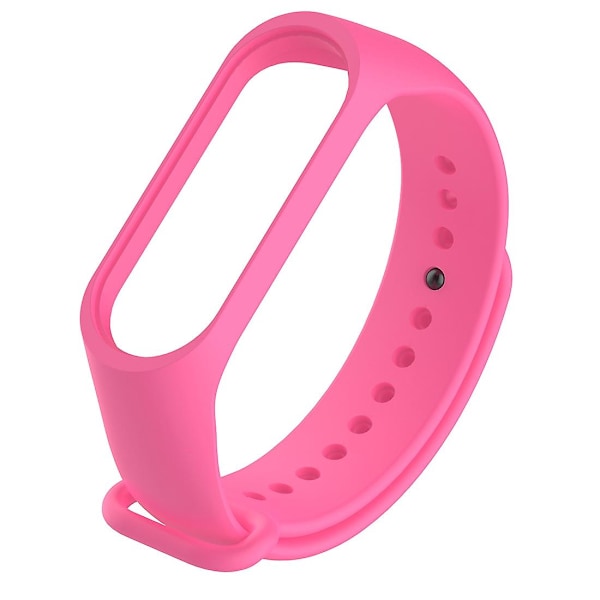 Rosa Rosa Silikon Armband kompatibelt med Xiaomi Mi Band 3