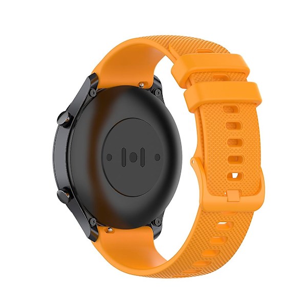 Meripihkan keltainen meripihkan keltainen 22 mm silikoninen ranneke, yhteensopiva Xiaomi Watch Color -kellon kanssa