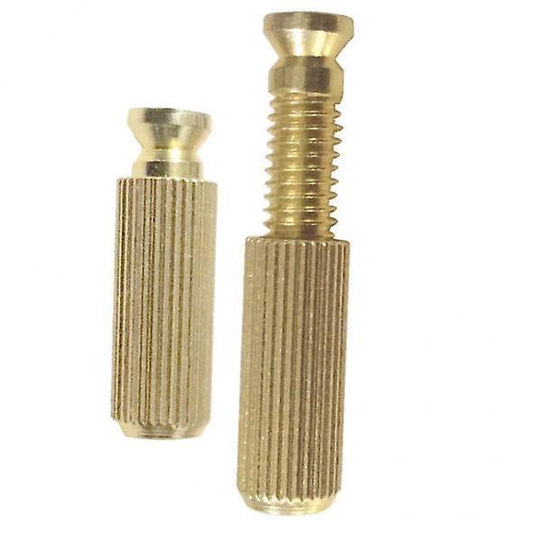 4x2 stk. Doble låsende Tremolo Bridge Studs&Anchors for elektrisk gitar, gullfarget