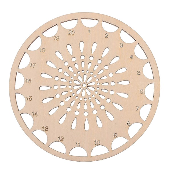 Broderitrådholder i tre - Stingplate