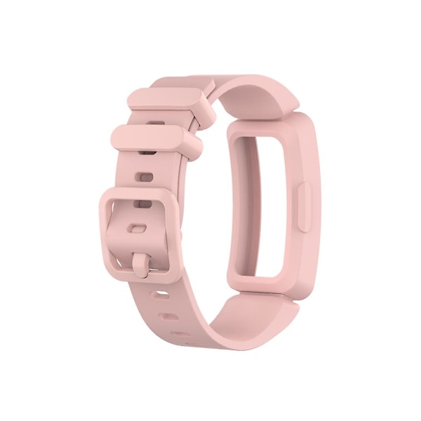 Ljusrosa Ljusrosa Smartwatch Silikon Armband kompatibelt med Fitbit Inspire Hr (vit)