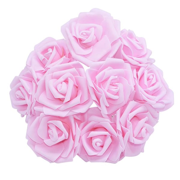10/20/30 stk. 8 cm Kunstige PE Skum Rose Blomster Brudebuketter Til Bryllupsbord Hjemmefest Dekoration Mint green 10pcs