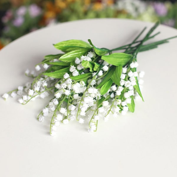 stic Allmänt Använd Full av Vitalitet Liljekonvalj Bröllop Konstgjord Blomma för Hemmet