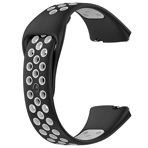 Svart Grå Svart Grå Silikon Klokkereim kompatibel med Redmi Watch 3 Lite / Watch 3 Active