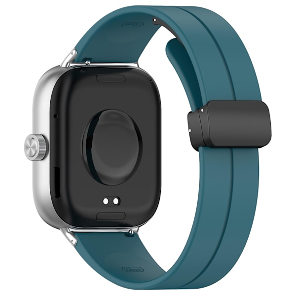 Cyan Cyan Magnetisk Spenne Silikonrem kompatibel med Xiaomi Mi Band 8 Pro