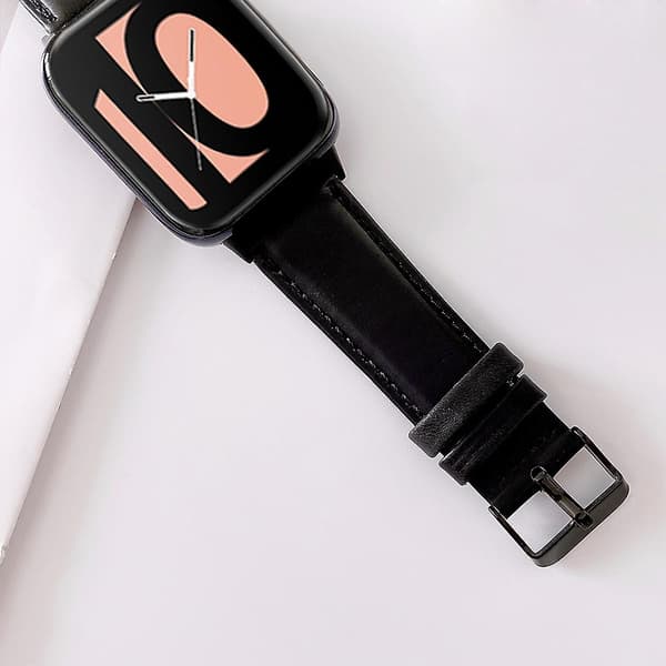 Sort Sort kompatibel med Oppo Watch 41mm Plain Weave urrem
