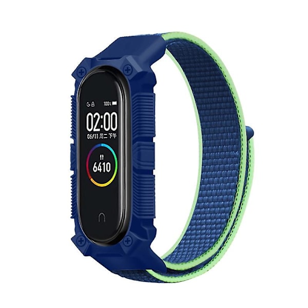 Limegrön Limegrön Nylonrem kompatibel med Xiaomi Mi Band 6 / 5 / 4 / 3