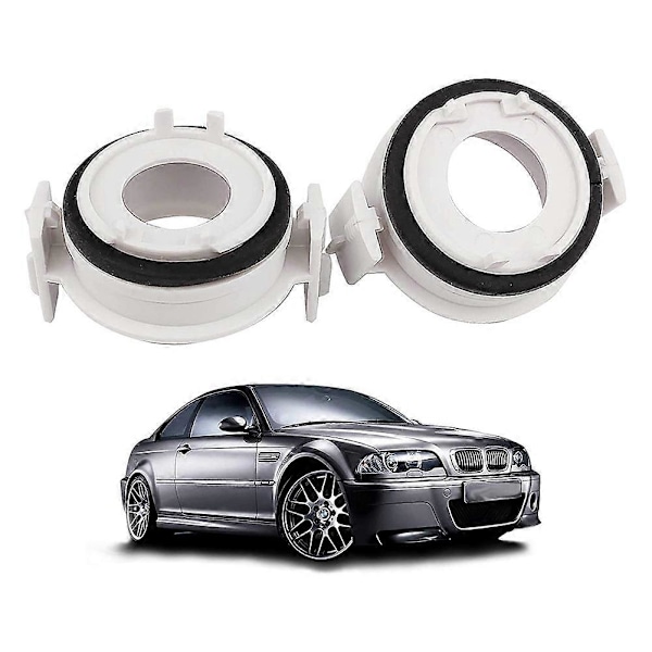 4 kpl H7 HID LED -polttimon kanta-adapteri ABS-muovia - E46 3-sarja 325I 330Ci 330I 2001-2006 3