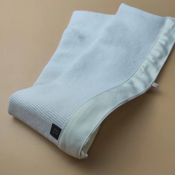 Dame falsk krage Avtakbar halv Vinter Anti-skitten Avtakbar White collar size