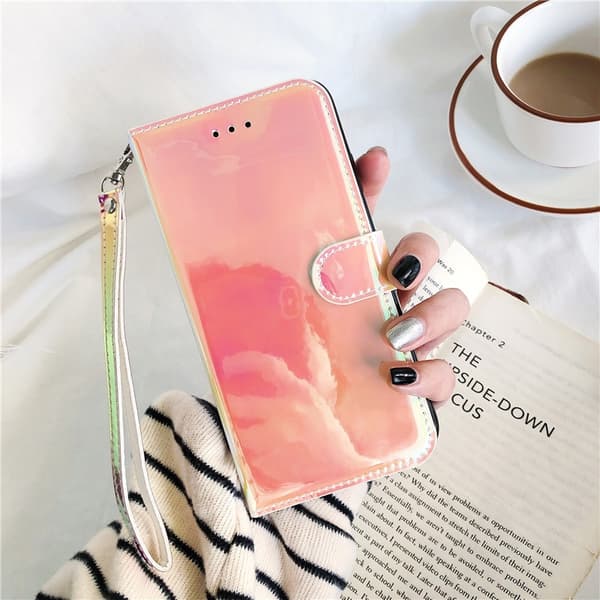 Etui til iPhone 13 Gradient Imitasjon speilfinish
