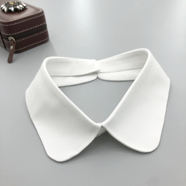 Dame falsk krage Avtakbar halv Allsidig Avtakbar Pe White collar