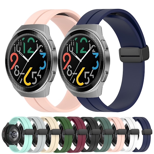 Grå Grå Silikone Urrem kompatibel med Huawei Watch Gt 2e