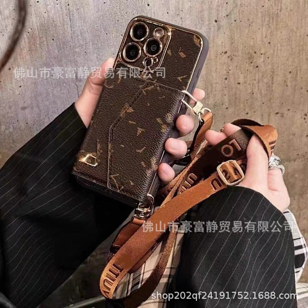 Kotelo iPhone 15promaxille, harmonikkakorttipidike, crossbody-ruskea kukka crossbody harmonikkakorttipidike nahkainen kuvioitu galvanointi
