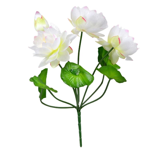 1 Buket Kunstige Blomster Realistisk Nem Vedligeholdelse 9 Hoveder Smuk Kunstig Åkandebuket White