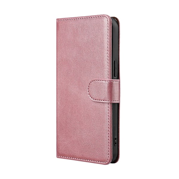 Etui til iPhone 13 Pro Max Rosaguld klassisk almindelig flip