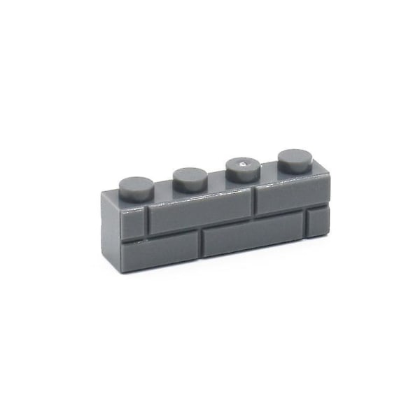 4 Dots Houses Väggbyggstenar - Micro Cube Parts Gray