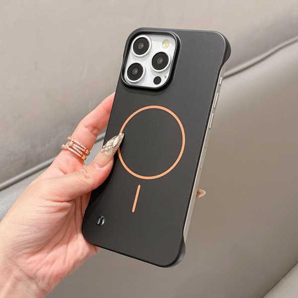 Etui til iPhone 14 Pro Max Frosted Magnetic Slim Profile Sort Noz37012