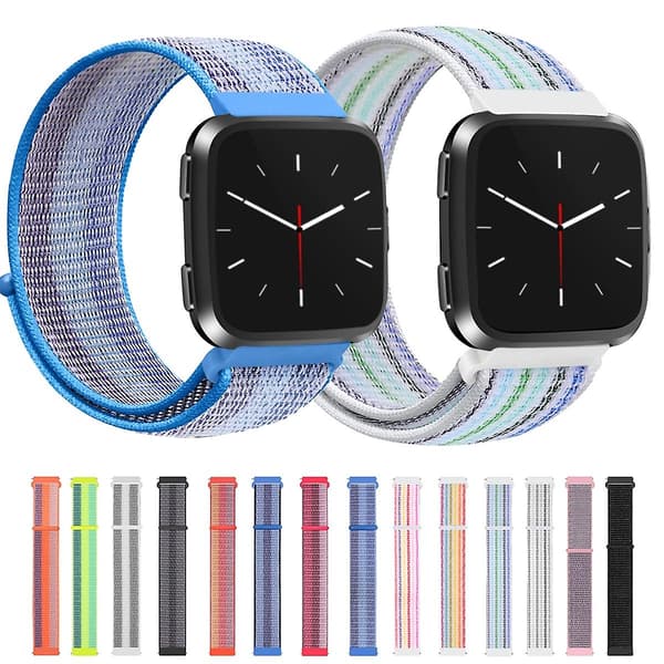 Berry Berry Nylonarmband kompatibelt med Fitbit Versa 1 / 2