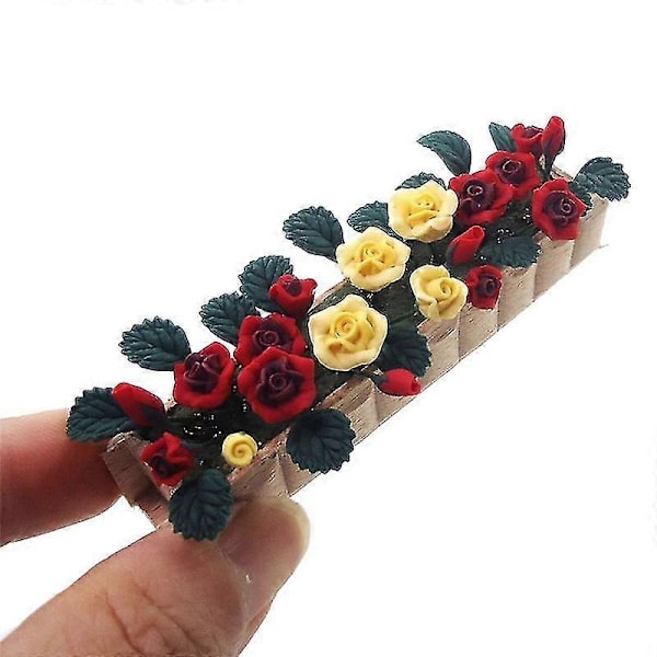 1/12 Miniatyyrikukkia Simulaatio Mini Ruukkukukat Kasvi Koriste Puutarhatarvikkeet