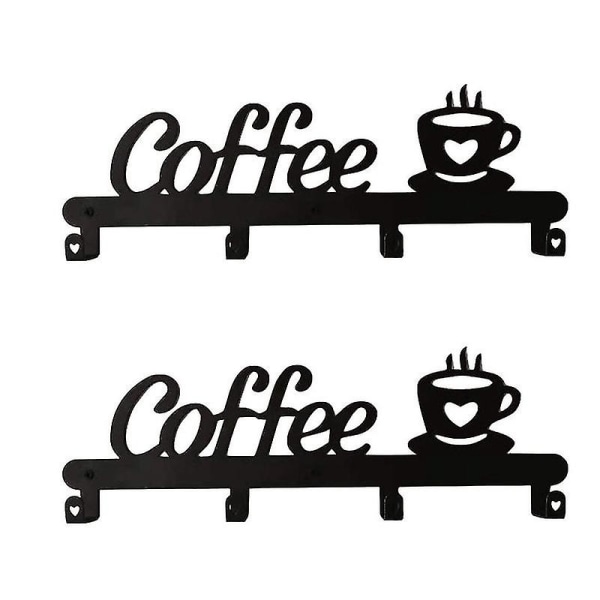 Nytt 2st kaffekoppsförvaringsställ kompatibelt med bar och köksförvaring