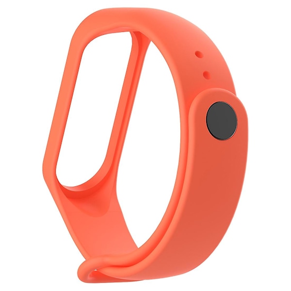 Oranssi silikoninen ranneke, yhteensopiva Xiaomi Mi Band 3:n kanssa
