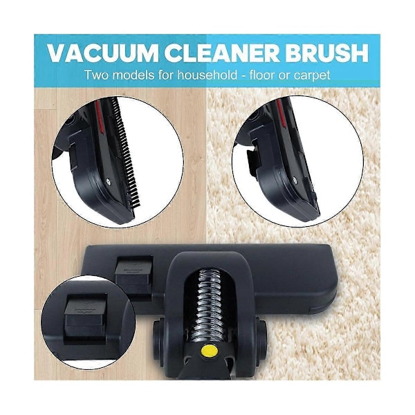 Ersättningsmunstycke Flexibelt Dammsugarmunstycke Universal 32 mm/35 mm med Dammsugaradapter Comfort Vacuum Cl