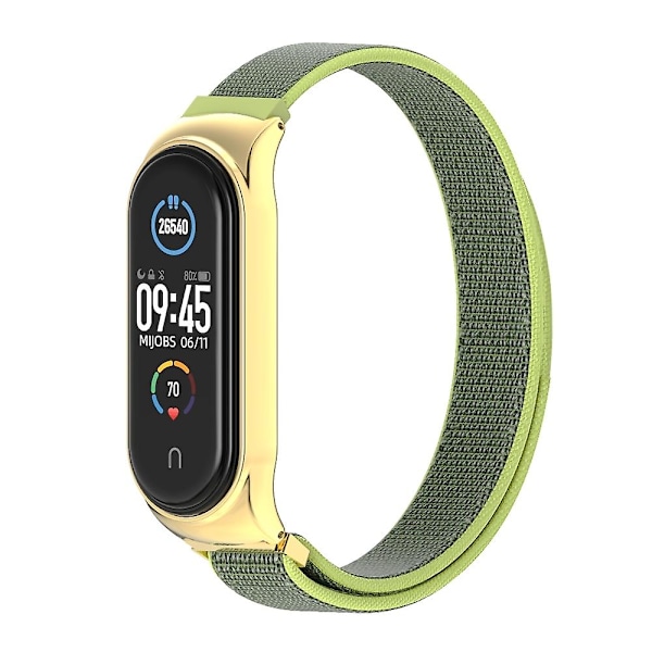 Ming Huang Ming Huang yhteensopiva Xiaomi Mi Band 6 / 5 / 4 / 3 nailonrannekkeen kanssa