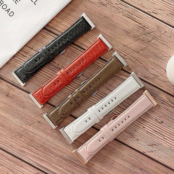 Sort Sort kompatibel med Oppo Watch 46mm Shell Texture Urrem
