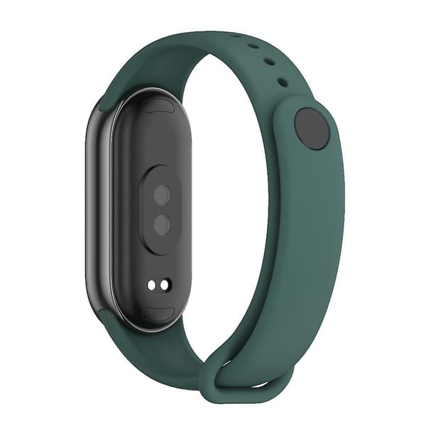 Crow Blue Crow Blue Mijobs Solid Farve Silikonerem kompatibel med Xiaomi Mi Band 8
