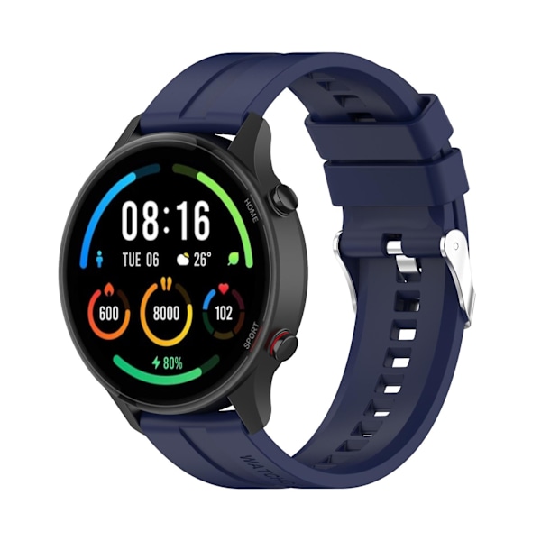 Midnatsblå Midnatsblå kompatibel med Xiaomi Watch Color Sport silikone urrem
