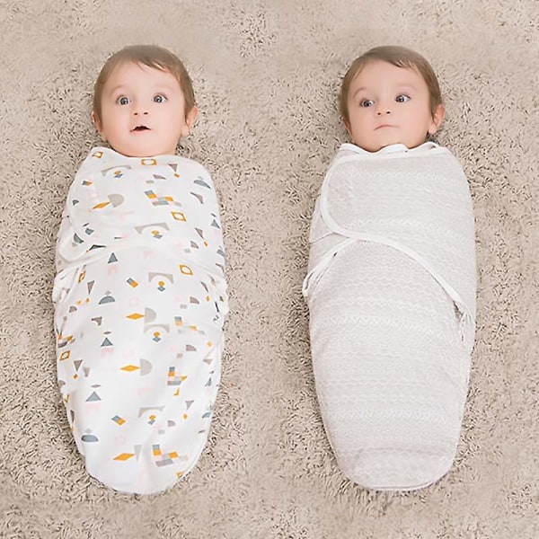 Baby sovsäckar Nyfödd Cocoon Swaddle Wrap Envelope Filt 0-3M