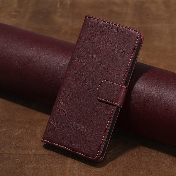 Etui til iPhone 13 Pro Claret Wallet med kortholder, flip-stand