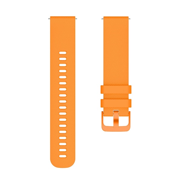 Bärnstensgul Bärnstensgul Knottrig Tonal Spänne Silikon Klockarmband 20mm