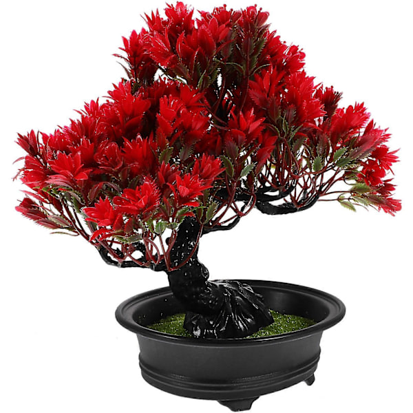 Kunstig Bonsai Fyrretræ Falsk Potteplante Skrivebord Fake Gæste-hilsen Fyr Bonsai