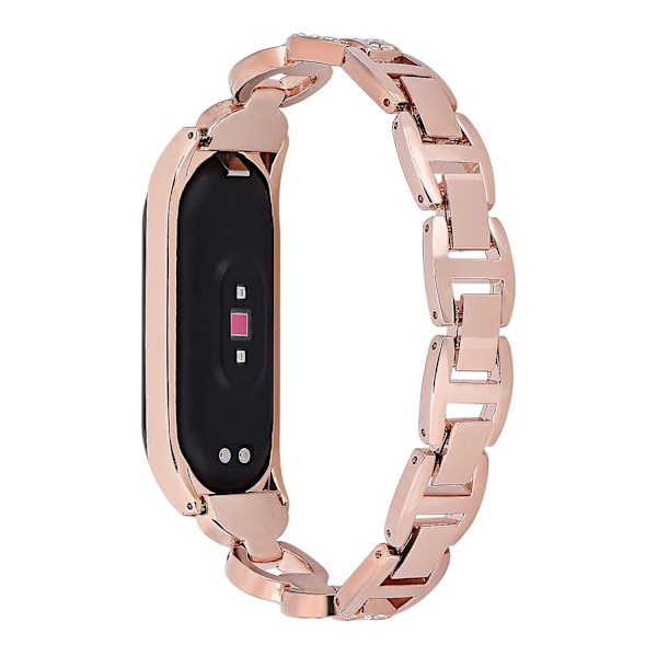 Rosaguld Rosaguld 8-formet Diamant Legering Urrem kompatibel med Xiaomi Mi Band 6 / 5
