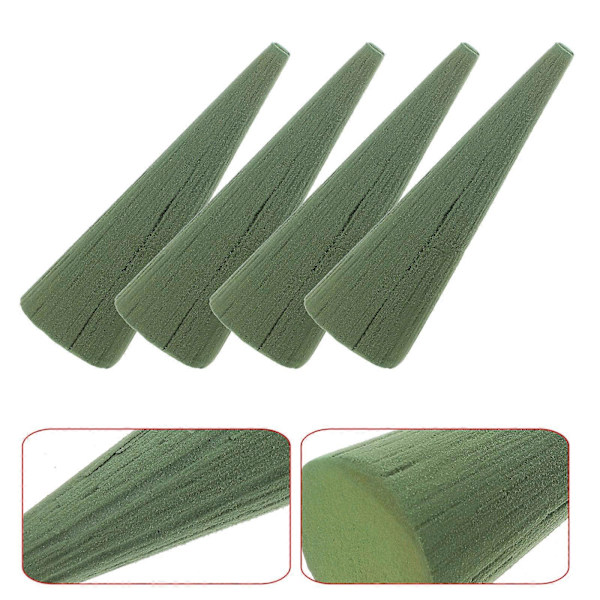 4 stk. Blomsterler DIY Kegleform Blomsterler Blomster DIY Materiale Blomsterarrangement Materiale