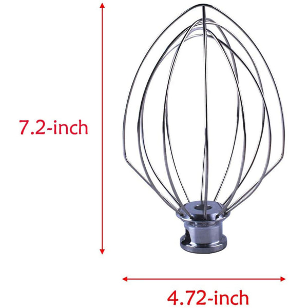 Nytt trådpiskfäste kompatibelt med lutande stativmixer kompatibel med Kitchenaid K5aww