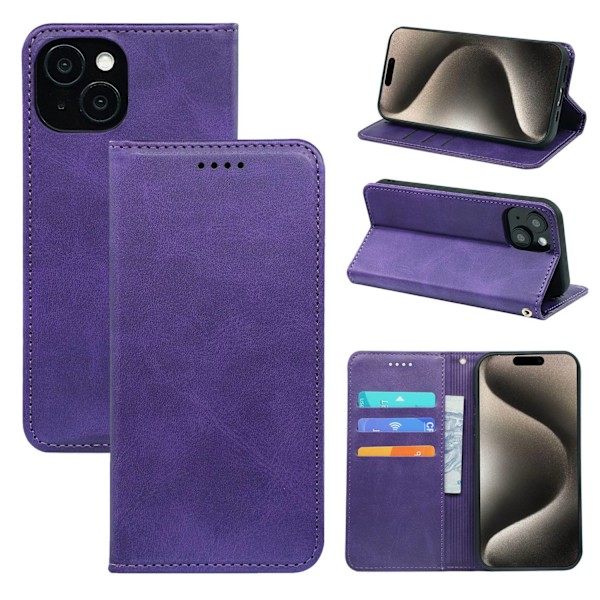 Etui til iPhone iPhone 16pro Lilla Magnetisk
