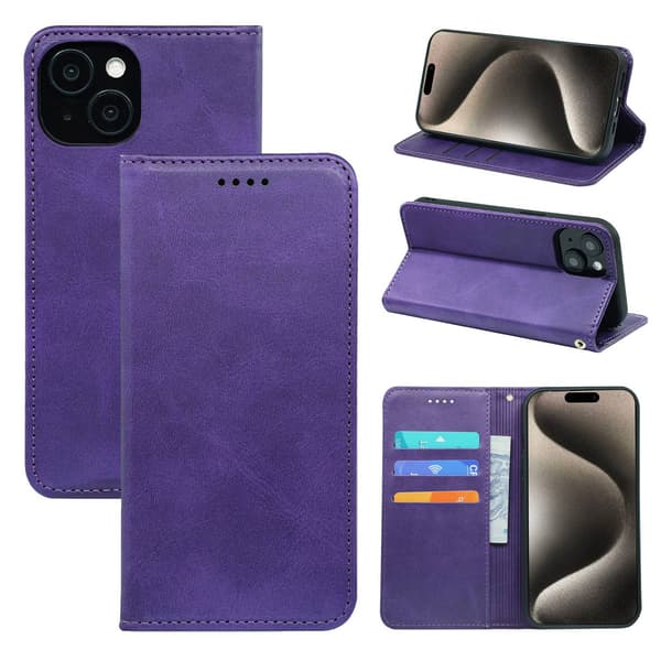 Etui til iPhone iPhone 16pro Max Lilla Magnetisk