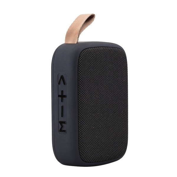 Bärbar trådlös Bluetooth Stereo Tf Card Fm-högtalare för smartphone och surfplatta Black