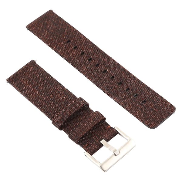 Coffee Coffee Anvas Ranneke yhteensopiva Fitbit Versa / Versa 2 kanssa