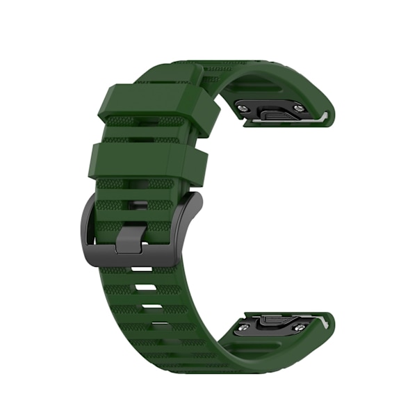 Amy green Amy green 26mm silikoninen urheiluranneke, yhteensopiva Garmin Fenix 3 Sapphire Version -mallin kanssa