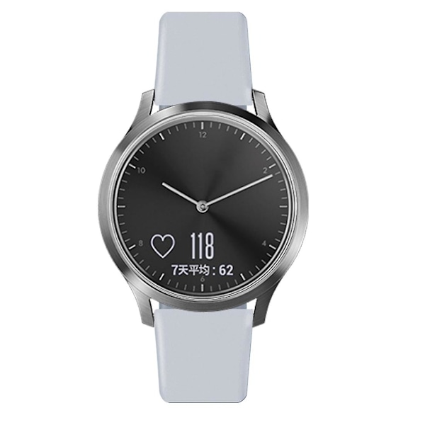 Ljusgrå Ljusgrå kompatibel med Garmin Vivoactive 3 / Vivomove Hr Armband