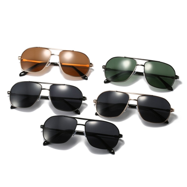 Reflekterande linser för män Solglasögon Fiskeglasögon Pilotkörglasögon  Metallbåge Aviator Solglasögon Gold frame dried a666 | Gold frame dried |  Fyndiq