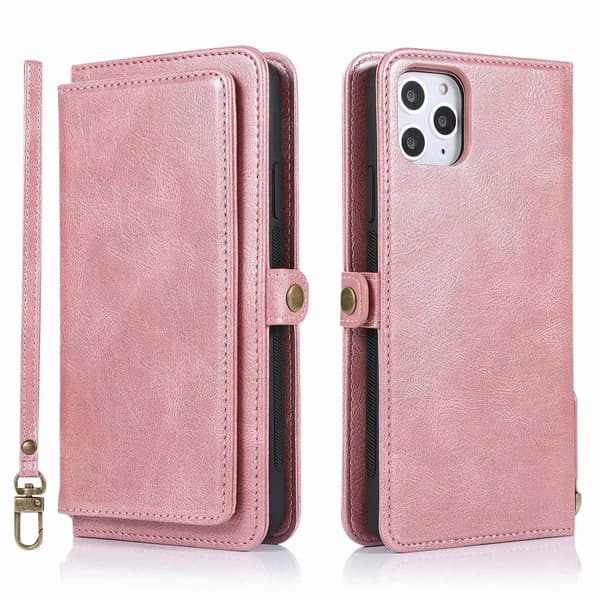 Etui til iPhone 16PLUS Roserød To-i-en Magnetisk